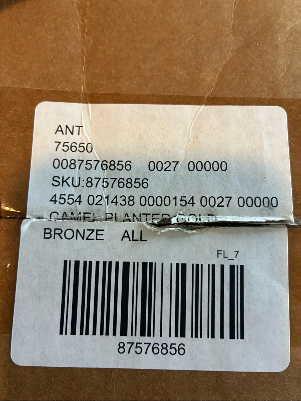 Cutest Bronze Colored Camel Planter from Anthropologie. NWT